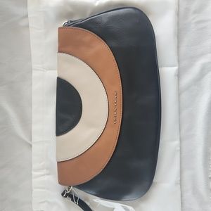 Trina Turk Handbag - Earth Tones w/Brilliant Amethyst Interior